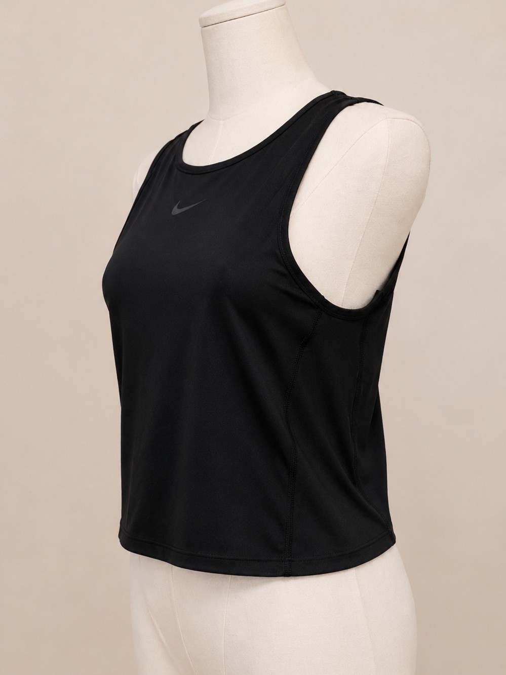 Nike Women's Dri-fit Black Crop Top - Size Medium